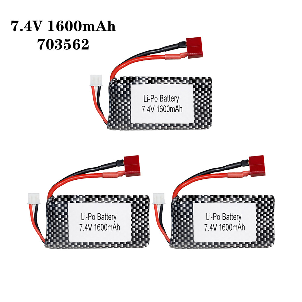 Rc Helicopter Coaxial - 1/2/3 stücke/Lot 7,4 v 1600mah 703562